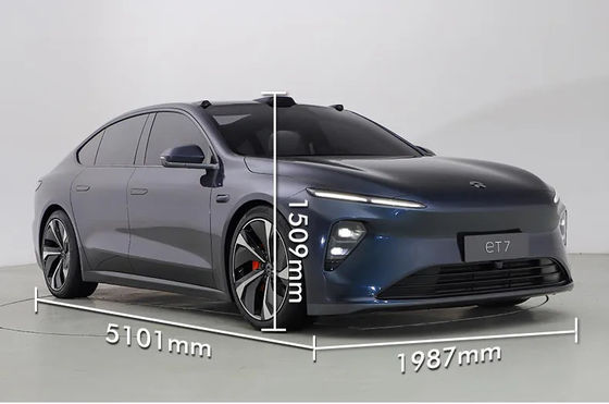 Voiture électrique moderne À ROUES MOTRICES de NIO ET7 de fonction multi d'occasion de luxe de voitures électriques