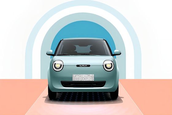 Petites voitures électriques de berline avec hayon arrière des véhicules électriques 155KM New Energy de Changan Lumin