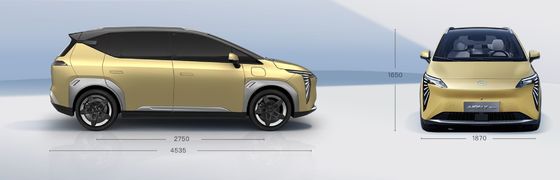 AION Y plus les voitures électriques 150km/h de long kilomètrage a laissé le véhicule électrique de direction