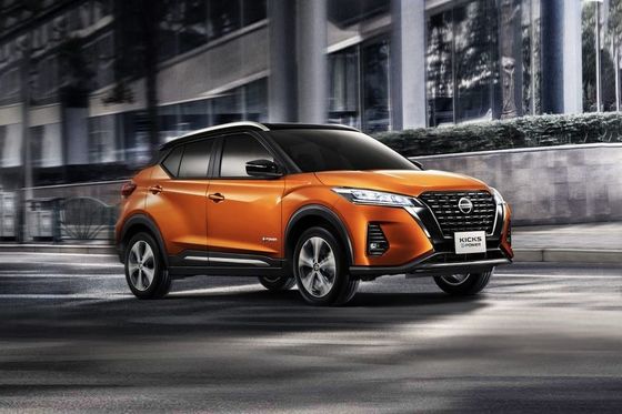 Couleurs puissance de la e d'un croisement 8 de Nissan Kicks 2023 5 Seater disponibles, kickover Niro, forestier, Vitara et Kadjar.,