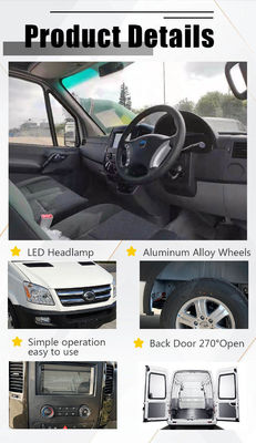 congélateur électrique électrique Van de 73.6kWh Mini Cargo Van 110km/H 288km Max Range