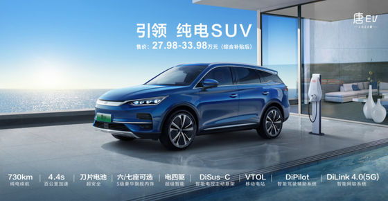 Véhicules à grande vitesse de BYD New Energy