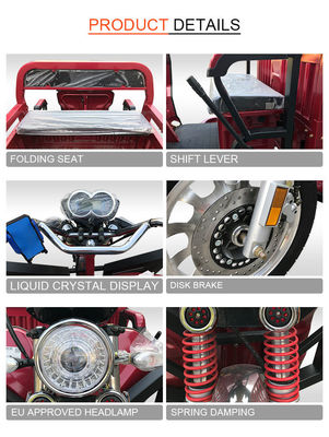 Puissance forte de tricycle électrique de cargaison de Jinpeng QL150e pour cultiver le travail