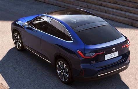 Véhicule électrique de milieu des portes 465Km des voitures électriques 75kwh 5 de haute performance de NIO EC6