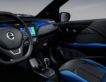 berline 302km NEDC de voiture de la voiture électrique JMC EV3 New Energy EV de la vitesse 100km/h rapide