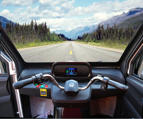 Le tricycle électrique de roue de Jinpeng CX 1000W trois plein a fermé la cabine 3 Seater 27km/h