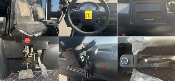 4m3 Mini poubelle collecte de poussière électrique camion de nettoyage de décharges camion de lutte contre les incendies