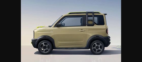 2023 Mini voiture électrique Petit véhicule électrique chinois avec un visage de Bronco à Geely Panda Knight 200 km de portée