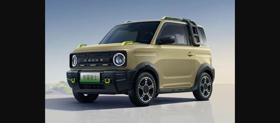 2023 Mini voiture électrique Petit véhicule électrique chinois avec un visage de Bronco à Geely Panda Knight 200 km de portée