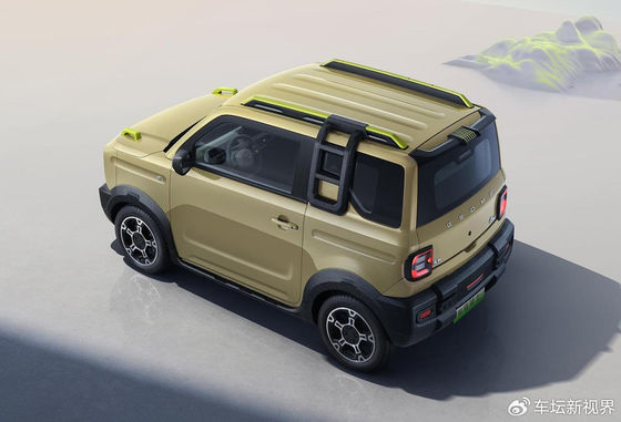 2023 Mini voiture électrique Petit véhicule électrique chinois avec un visage de Bronco à Geely Panda Knight 200 km de portée