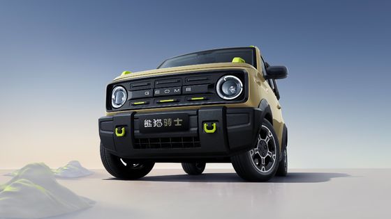 2023 Mini voiture électrique Petit véhicule électrique chinois avec un visage de Bronco à Geely Panda Knight 200 km de portée