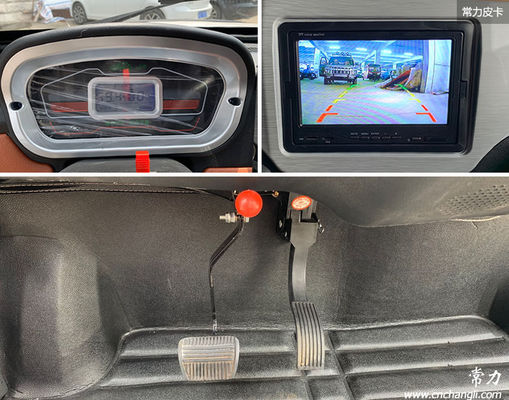 Véhicules emblématiques 2 portes 2 places Chinese Electric Pickup Car Pour diverses fonctions