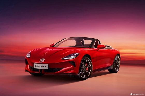 MG Cyberster Soft Top Pure voitures électriques Avec 501 km de portée et 193 km de vitesse maximale