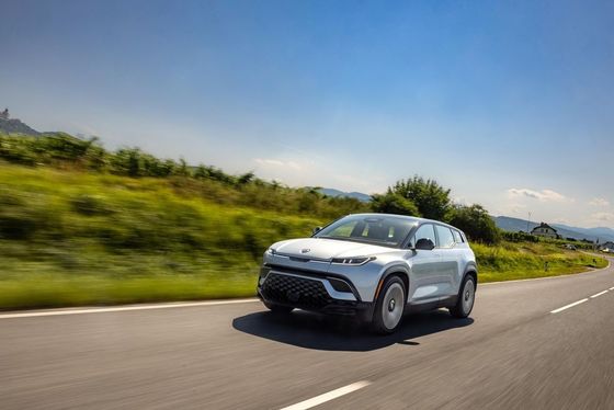 SUV électrique de la famille Fisker Ocean avec une puissance de 556 ch/737 Nm