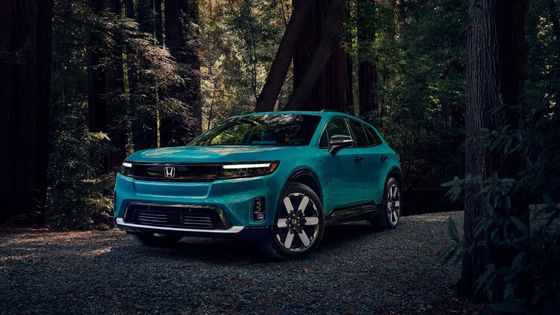 Nouvelle voiture Ev 2024 Honda Prologue EV Crossover avec une position basse et large, un empattement long