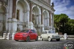 2024 FIAT 500e FWD Mini voitures électriques 42kwh batterie avec 94mph vitesse maximale