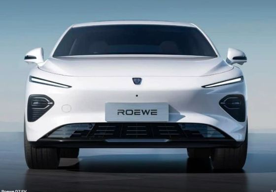 Voiture électrique pour Roewe D7 EV avec roue de roulement, 197 ch, 0-100 Km/h en 7,3 secondes, batterie LFP de 59,2 kWh, portée de 510 Km