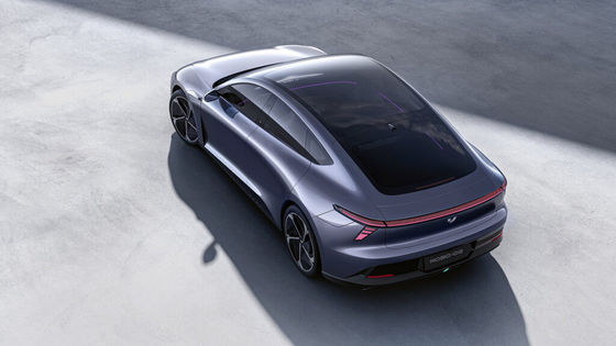 Prévente de véhicule purement électrique Jiyue07 de marque commune Geely&Baidu avec 200 kW/271P.s de puissance moteur 2WD transmission 4 portes/5 sièges