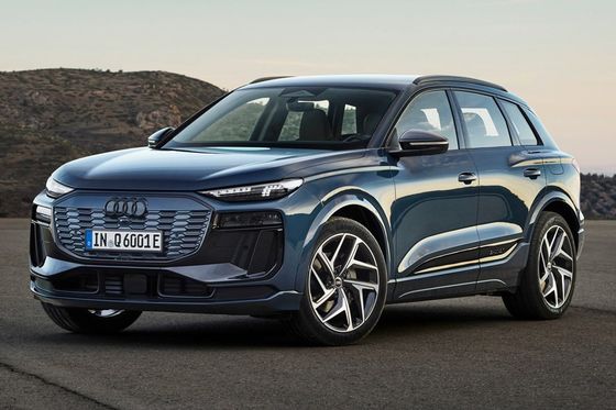 Longue autonomie réclamée avec une charge super rapide de 270 kW et un équipement généreux à l'Audi Q6e-tron, un véhicule purement électrique de 285 kW.