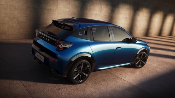 Première voiture électrique de Lancia Ypsilon avec moteur avant pour 154 chevaux et 260 Nm