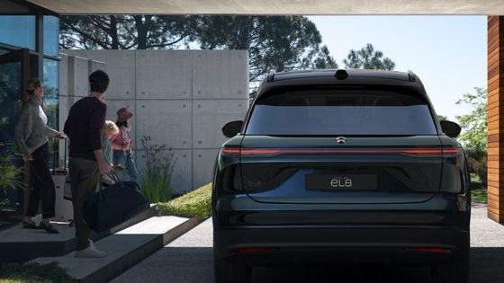 Véhicules à énergie nouvelle 2024 Nio EL8 Weilai Véhicules électriques 75kwh batterie 480kw ((653Ps)puissance moteur 390km WLTP Autonomie et voiture