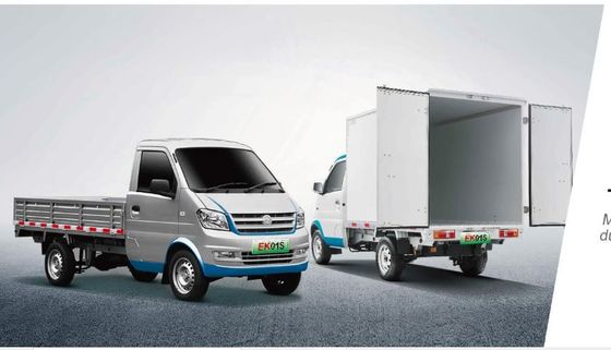 China Brand Electric Mini Truck with Van Ruichi Ek01s Loading Capacity 720kg 6cbm Container, pure electric  truck
