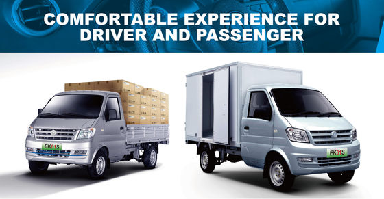 China Brand Electric Mini Truck with Van Ruichi Ek01s Loading Capacity 720kg 6cbm Container, pure electric  truck