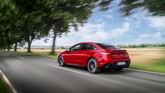Hot selling  electric vehicle Mercedes-Benz EQE AMG 43 4MATIC 90.6kwh battery 450km range with 350kw/476P.s motorpower