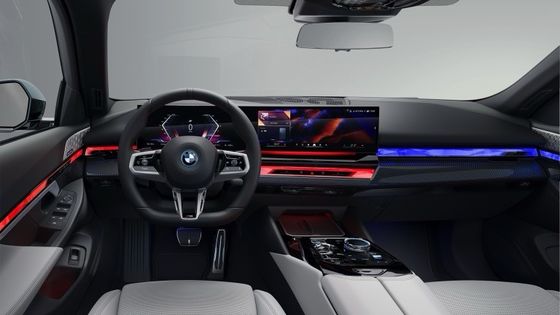 Newest ev car matching 84.4kWh battery 329miles range with 335bhp/430Nm at BMW i5 Touring eDrive40 single speed RWD