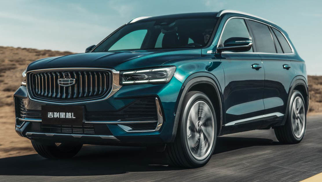 Geely Xingyue L les véhicules électriques PHEV À ROUES MOTRICES de SUV a laissé à commande la voiture électrique 215km/h
