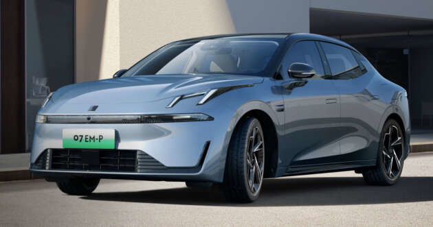 Puissante nouvelle voiture hybride LYNK & CO 07 EM-P Avec 163 ch et 255 Nm de couple et 160 kW de puissance moteur et 3 vitesses boîte de vitesses DHT